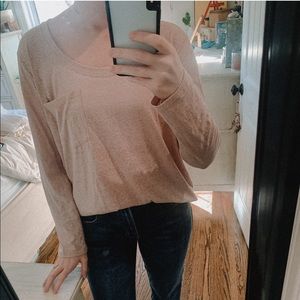 long sleeved abercrombie top